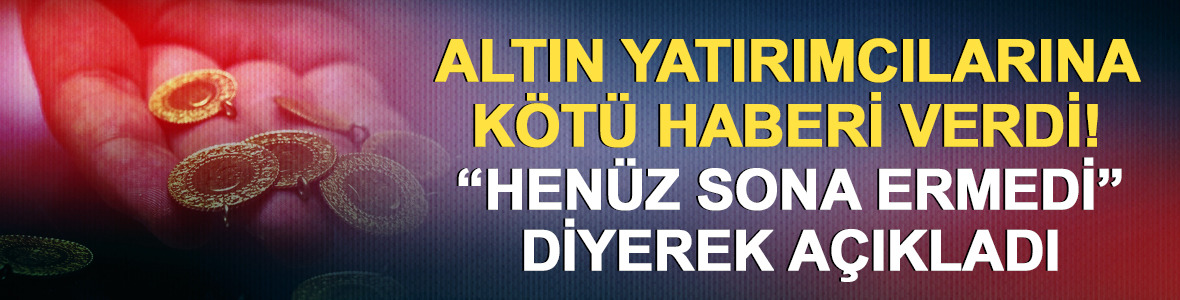 Altının daha da d&uuml;şeceğini s&ouml;yledi! &Uuml;nl&uuml; analistten uyarı