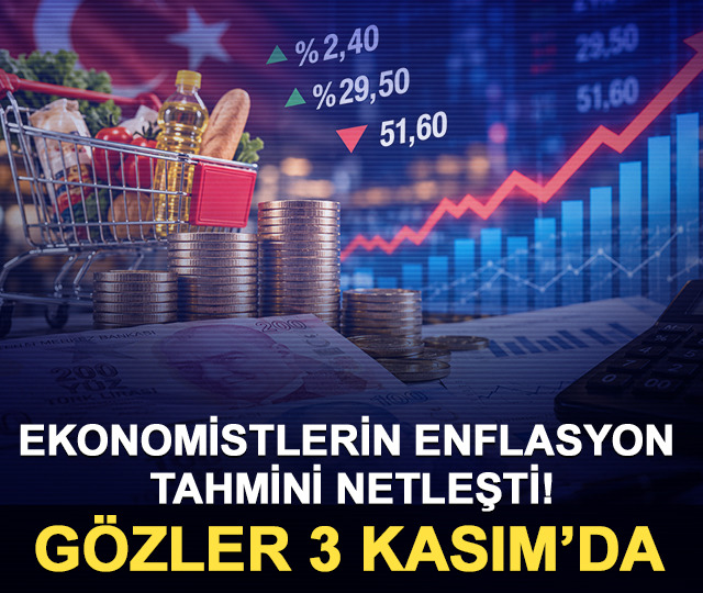 Ekonomistlerin enflasyon tahmini netleşti! G&ouml;zler 3 Kasım&rsquo;da