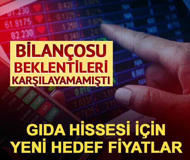 Bilan&ccedil;osu beklentiyi karşılayamayan TABGD i&ccedil;in yeni hedef fiyatlar!
