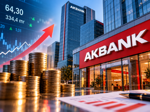 Akbank (AKBNK) net k&acirc;rını y&uuml;zde 18 artırdı: 45,9 milyar TL oldu