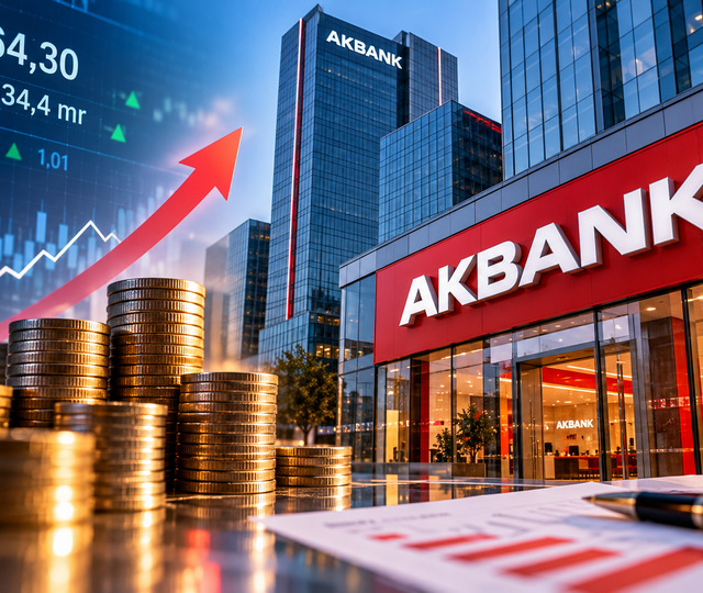 Akbank (AKBNK) net k&acirc;rını y&uuml;zde 18 artırdı: 45,9 milyar TL oldu