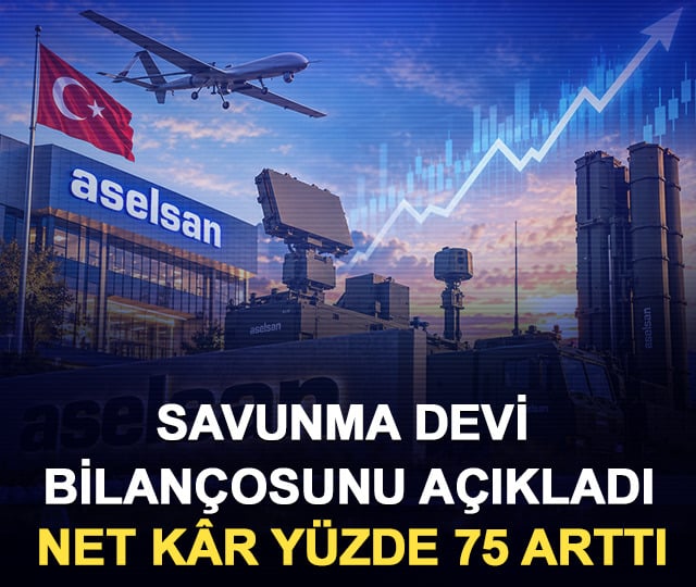 Savunma devi bilan&ccedil;osunu a&ccedil;ıkladı: Net k&acirc;r y&uuml;zde 75 arttı