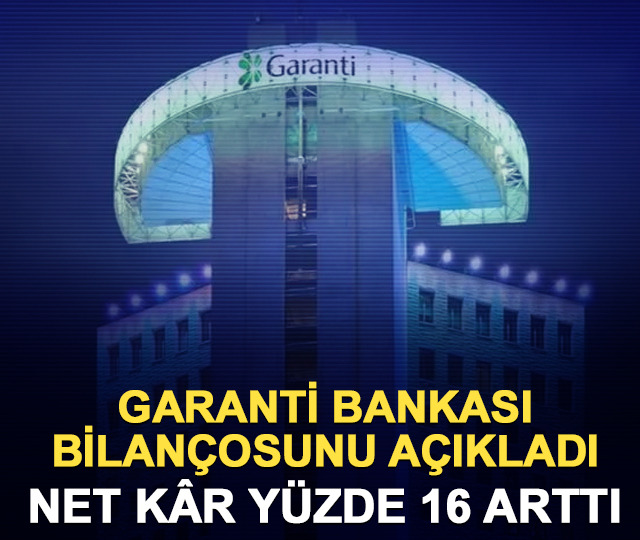 Garanti BBVA (GARAN) 2026 3. &ccedil;eyrek bilan&ccedil;osu: Net k&acirc;r %16 arttı