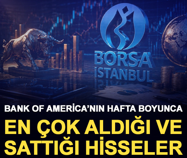 Bank of America&rsquo;nın hafta boyunca en &ccedil;ok aldığı ve sattığı hisseler