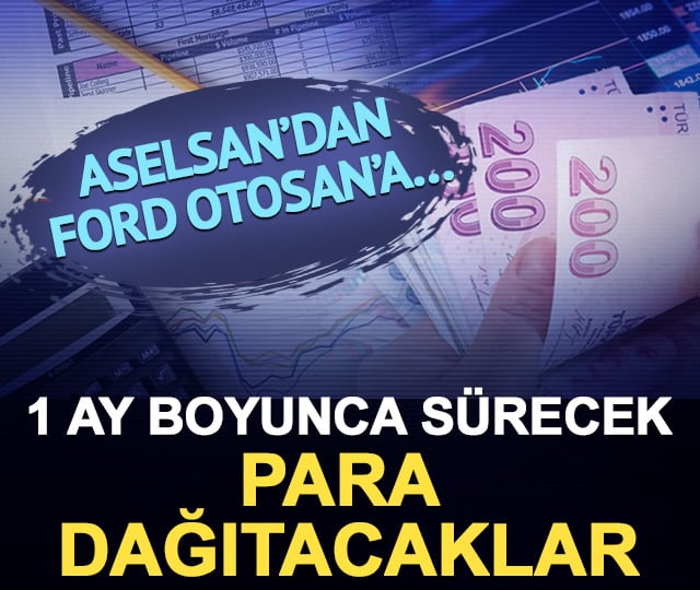 ASELSAN&rsquo;dan Ford Otosan&rsquo;a: 11 şirket temett&uuml; dağıtacak