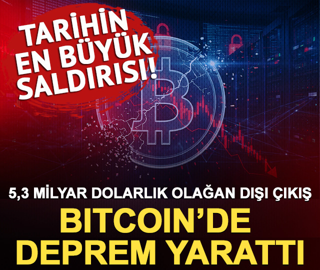 5,3 milyar dolarlık olağan dışı &ccedil;ıkış Bitcoin&rsquo;de deprem yarattı